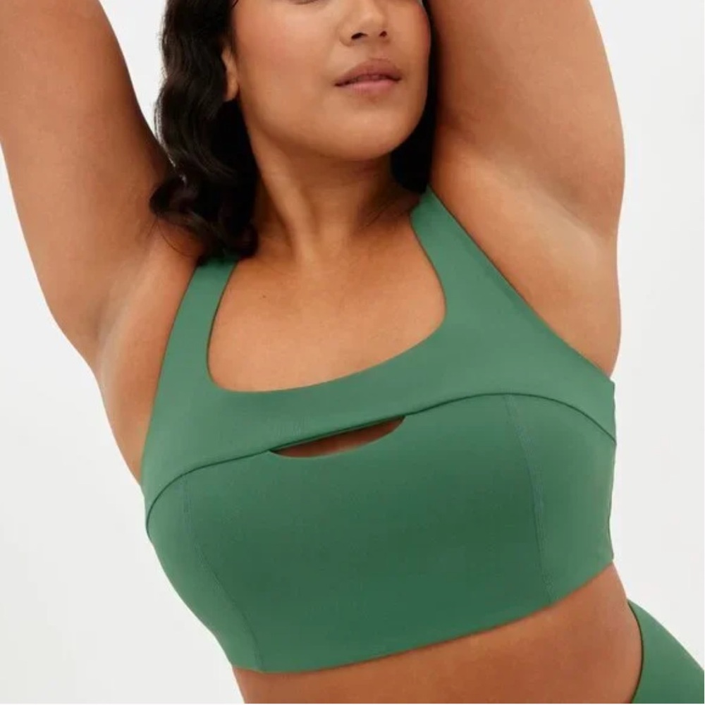 Girlfriend Collective Matching Set- Gwen Keyhole Bra & Compressive Leggings